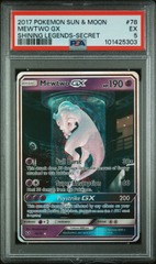 Mewtwo GX - 78/73 - Secret Rare - PSA 5